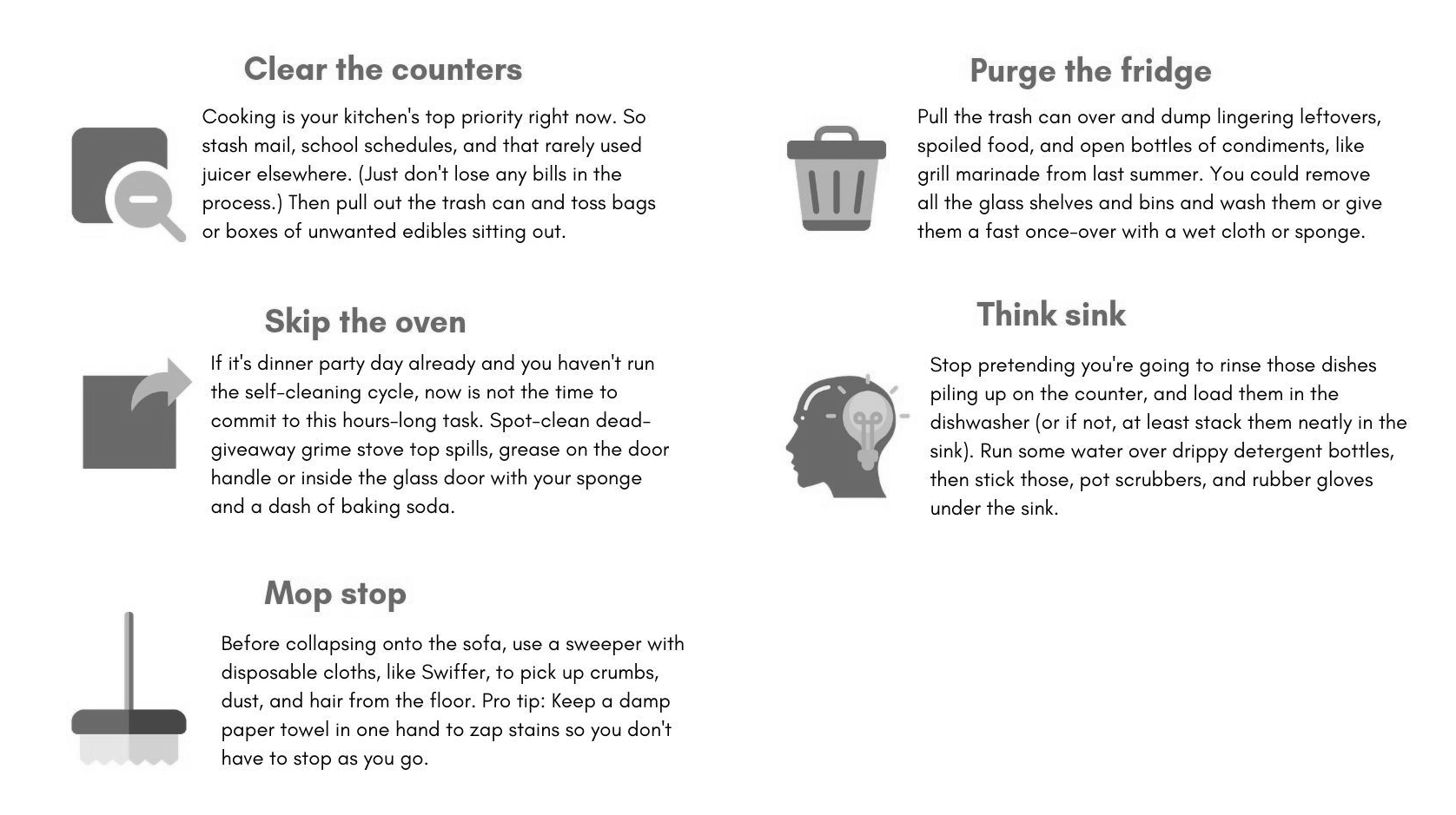 cleaning tips