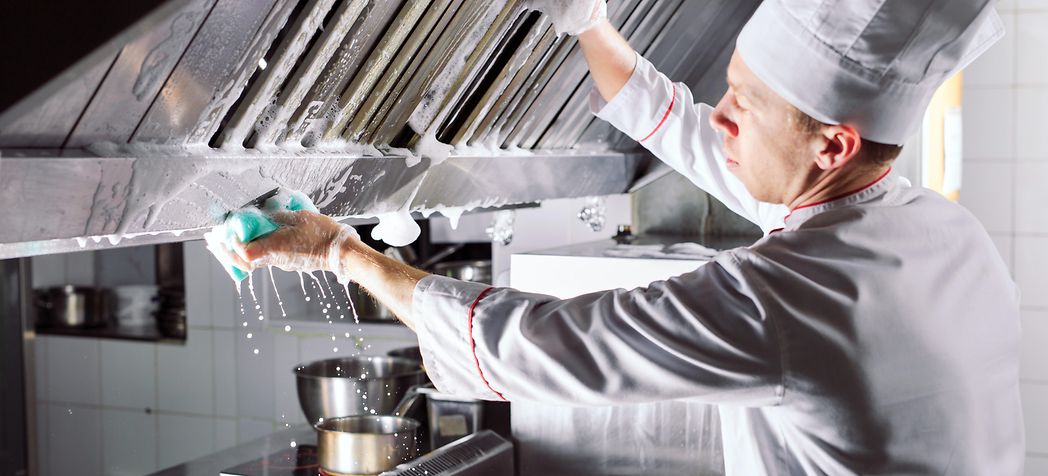 kitchen cleaning