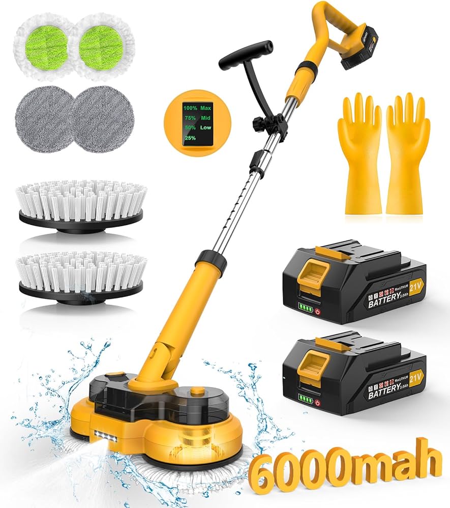 Smart Mop with Scrubbing Function