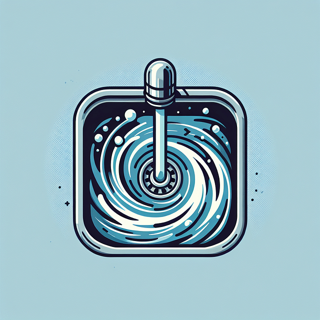 final rinse of garbage disposal with hot water