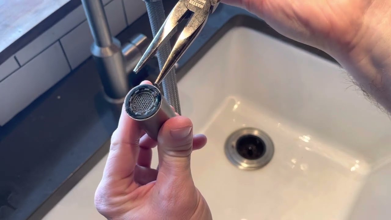 low water flow in sink