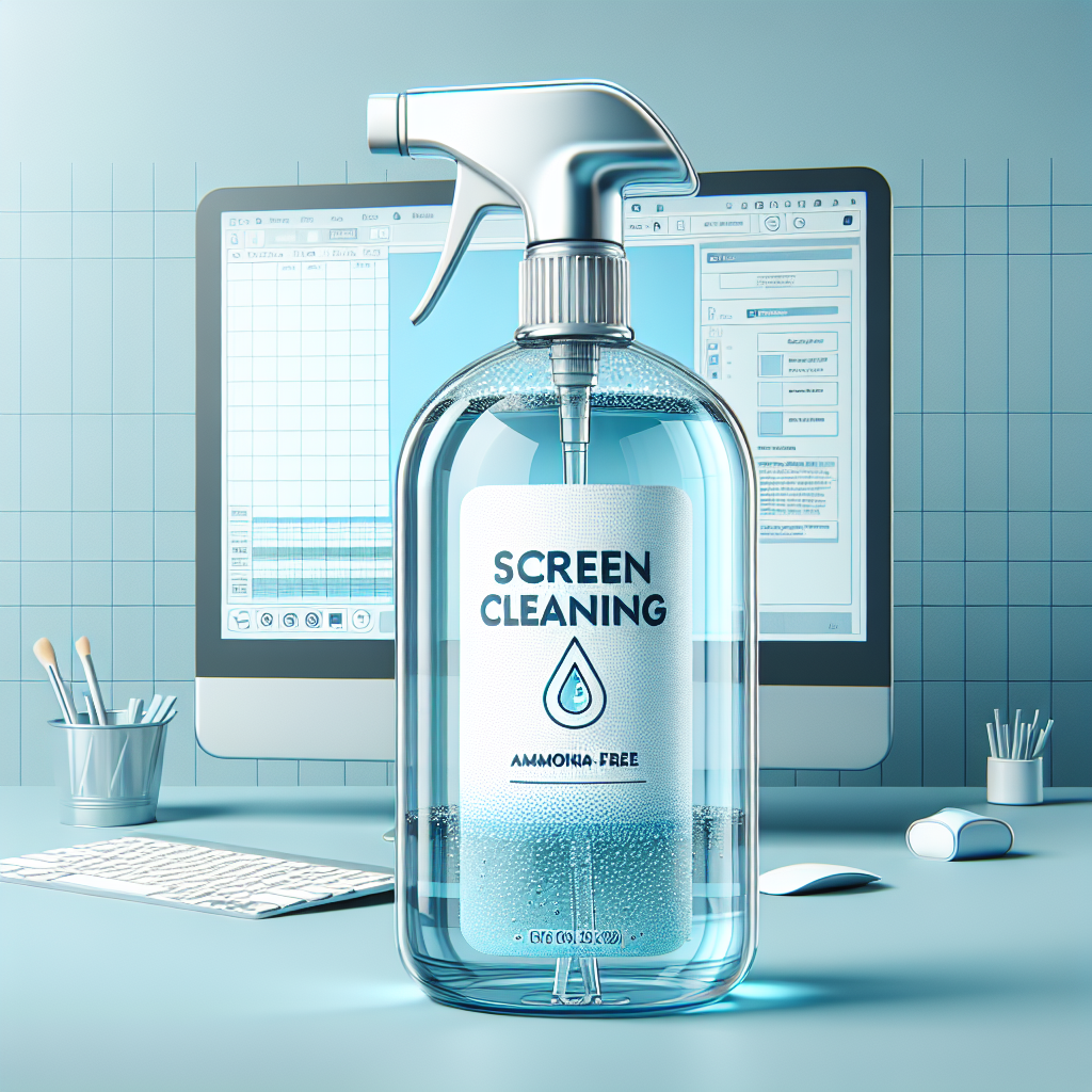ammonia free screen cleaner