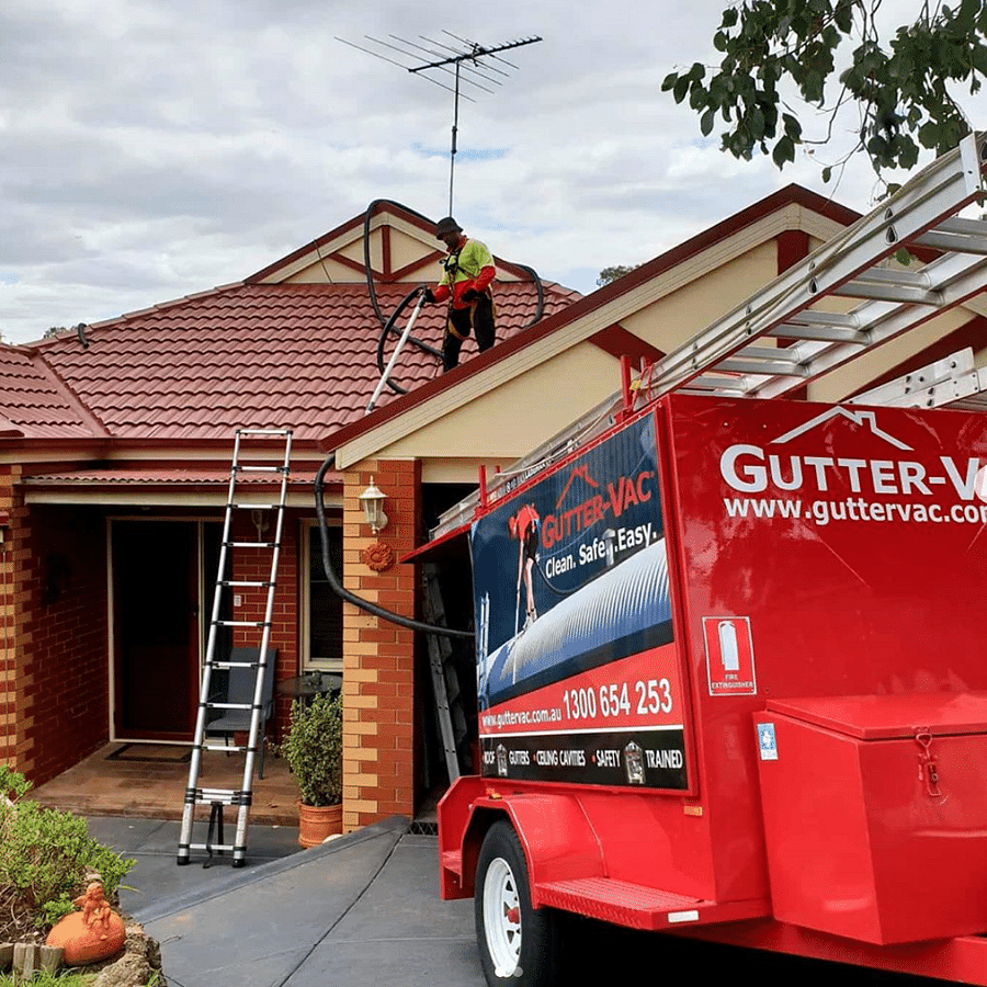 professional gutter cleaning safety equipment