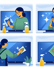 Invincible Flat Screen TV Cleaning: Eco-Friendly and Safe Techniques