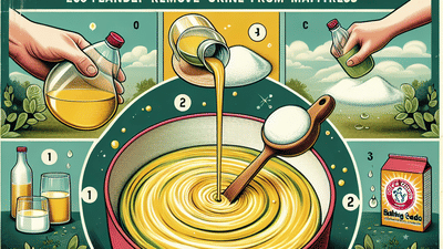 Lifting the Yellow Curse: Eco-Friendly Methods to Remove Pee Stains from Mattresses