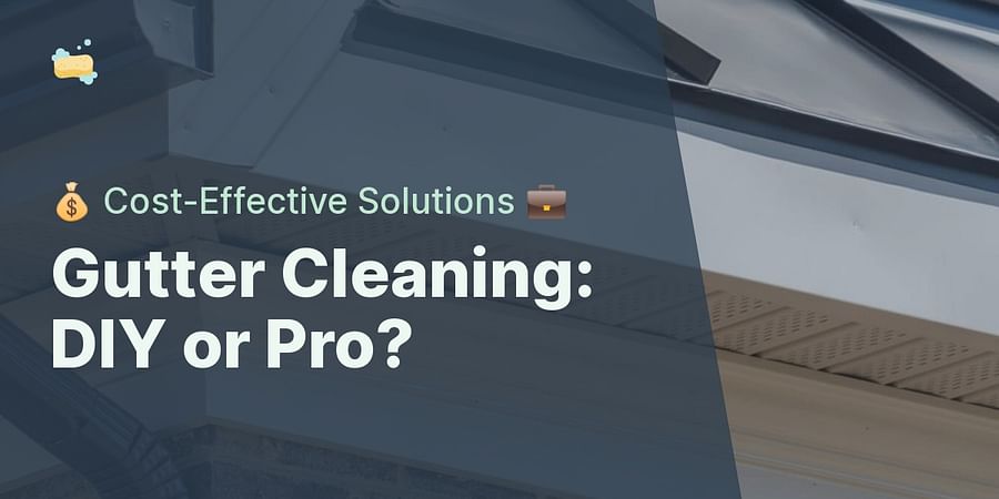 Gutter Cleaning: DIY or Pro? - π° Cost-Effective Solutions πΌ