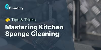 Mastering Kitchen Sponge Cleaning - 🧽 Tips & Tricks